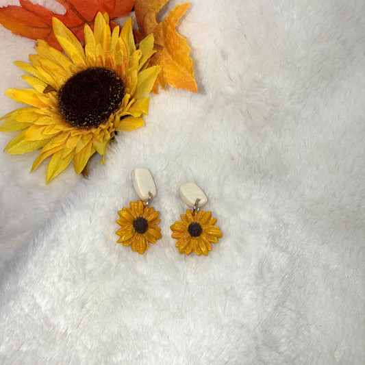 Sunflower Earrings