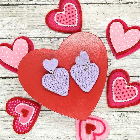 Knit My Heart Earrings