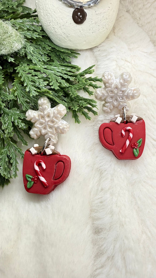 Hot Cocoa Cup w/Snowflake